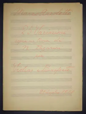 25 Variations on a Theme of Paganini