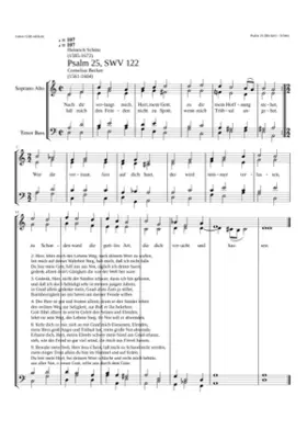 Nach dir verlangt mich SWV 122