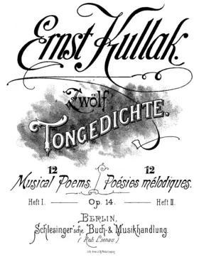 12 Tongedichte, Op.14