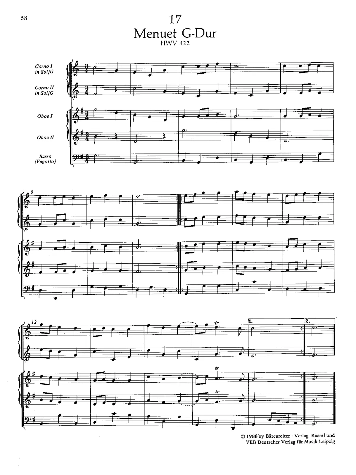 Minuet in G major - Page 1
