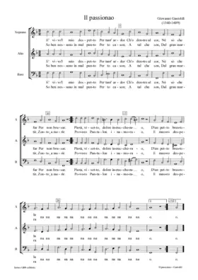 Il Passionato (E' vivo'l mio despetto)