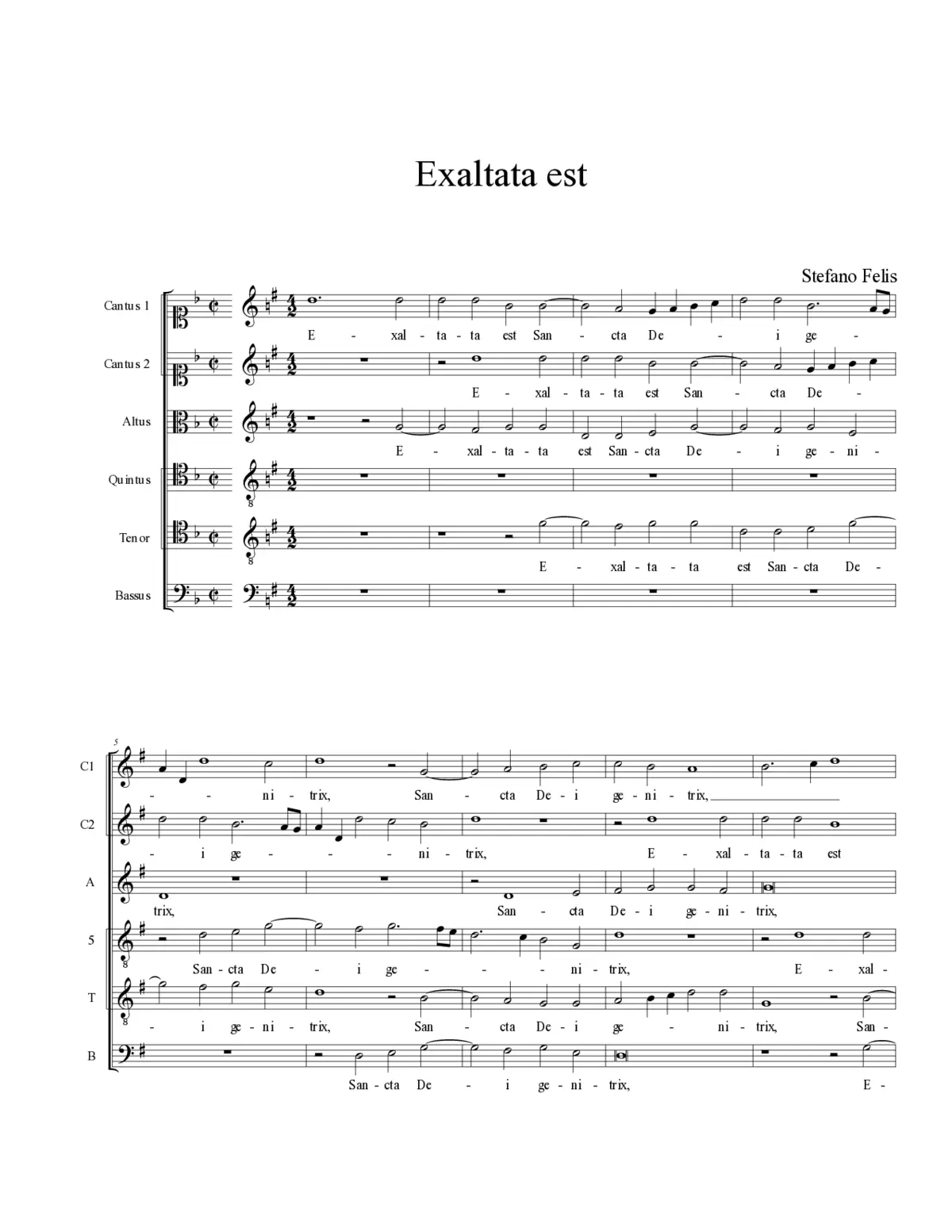 Exaltata est - Page 1