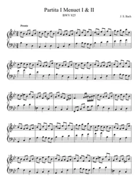 Partita in B-flat major BWV 825