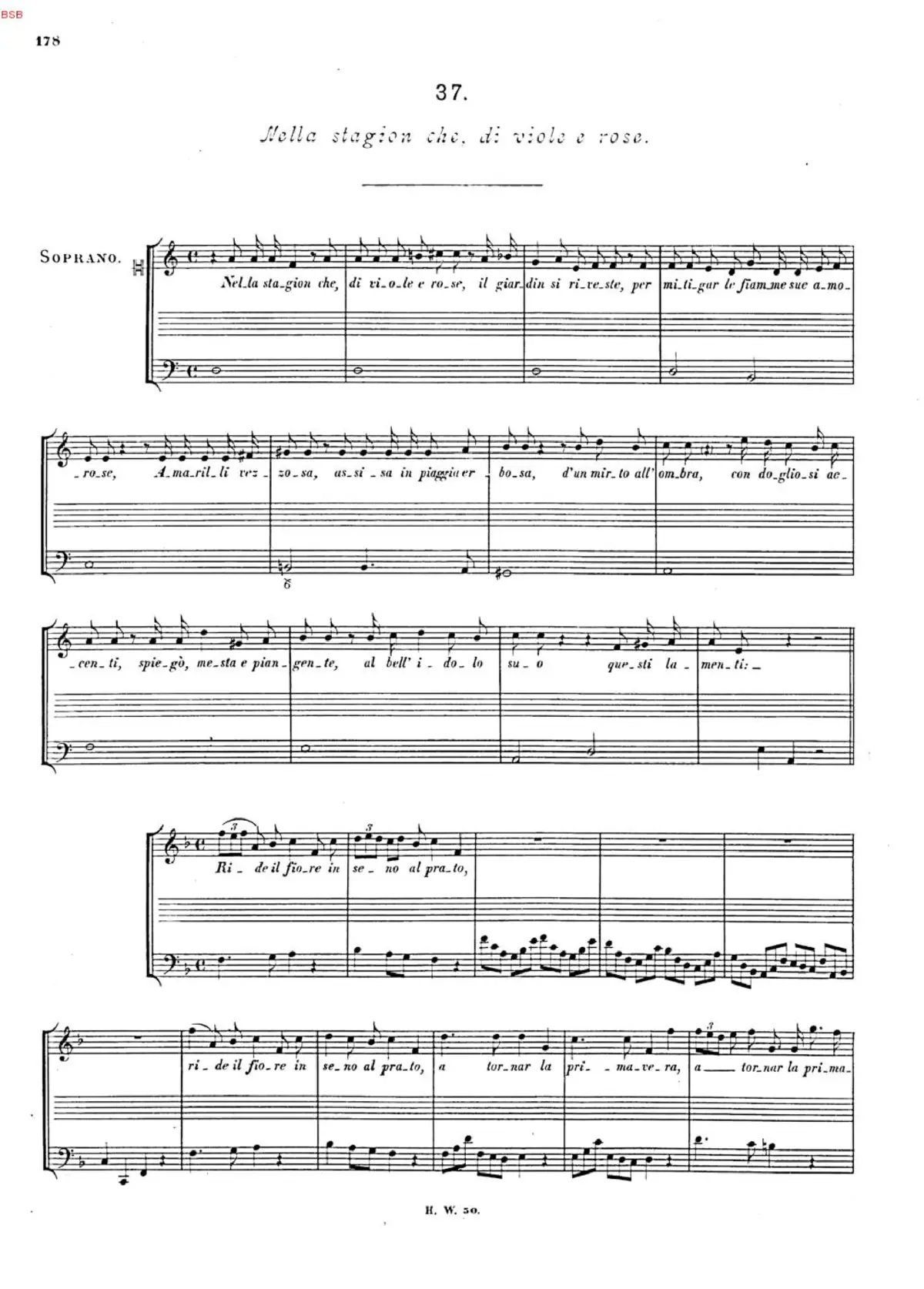 Nella stagion che di viole e rose - Page 1