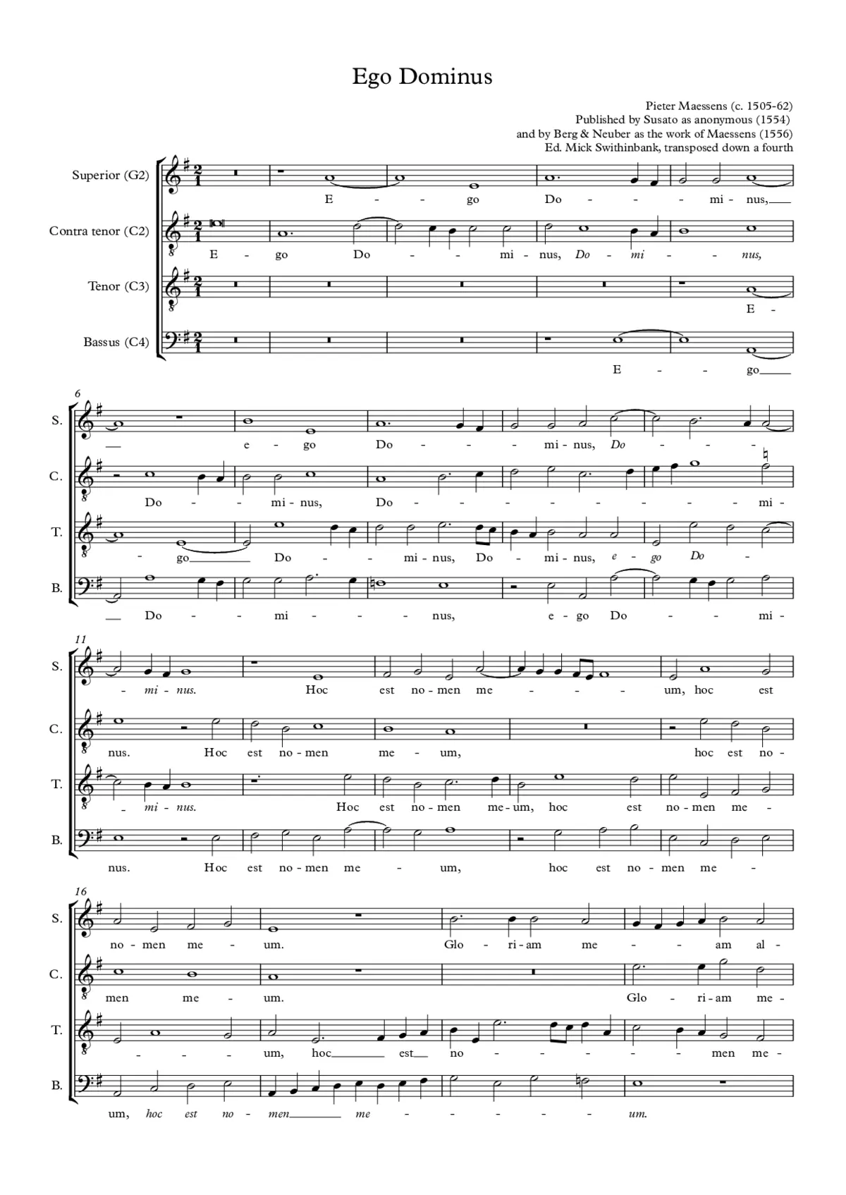 Ego Dominus - Page 1