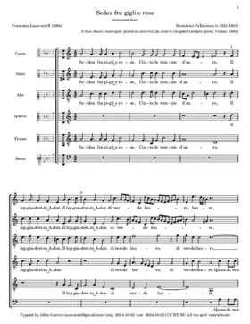 Sedea fra gigli e rose