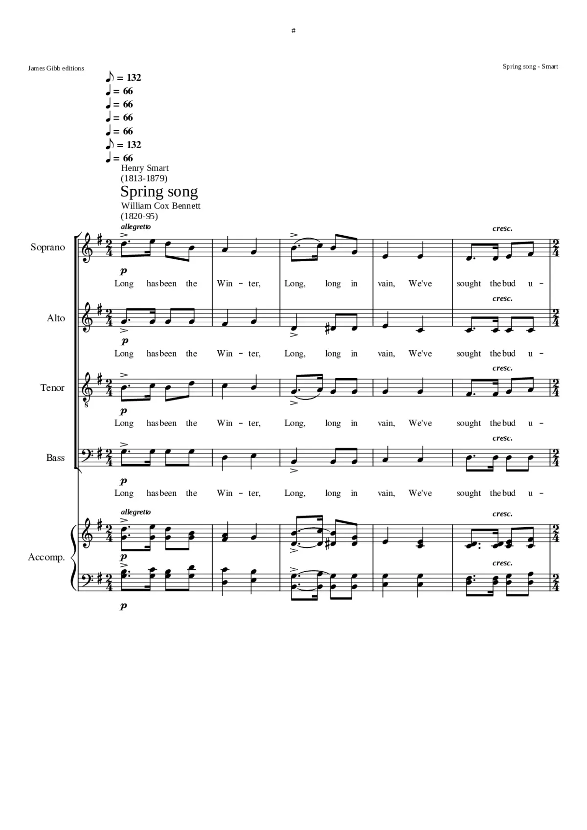 Spring song - Page 1