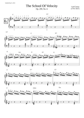 The School of Velocity Op.299