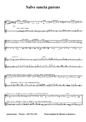 Salve sancta parens III