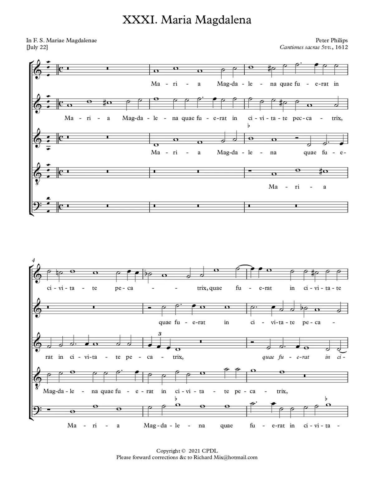 Maria Magdalena - Page 1