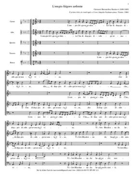 L'empio folgore ardente