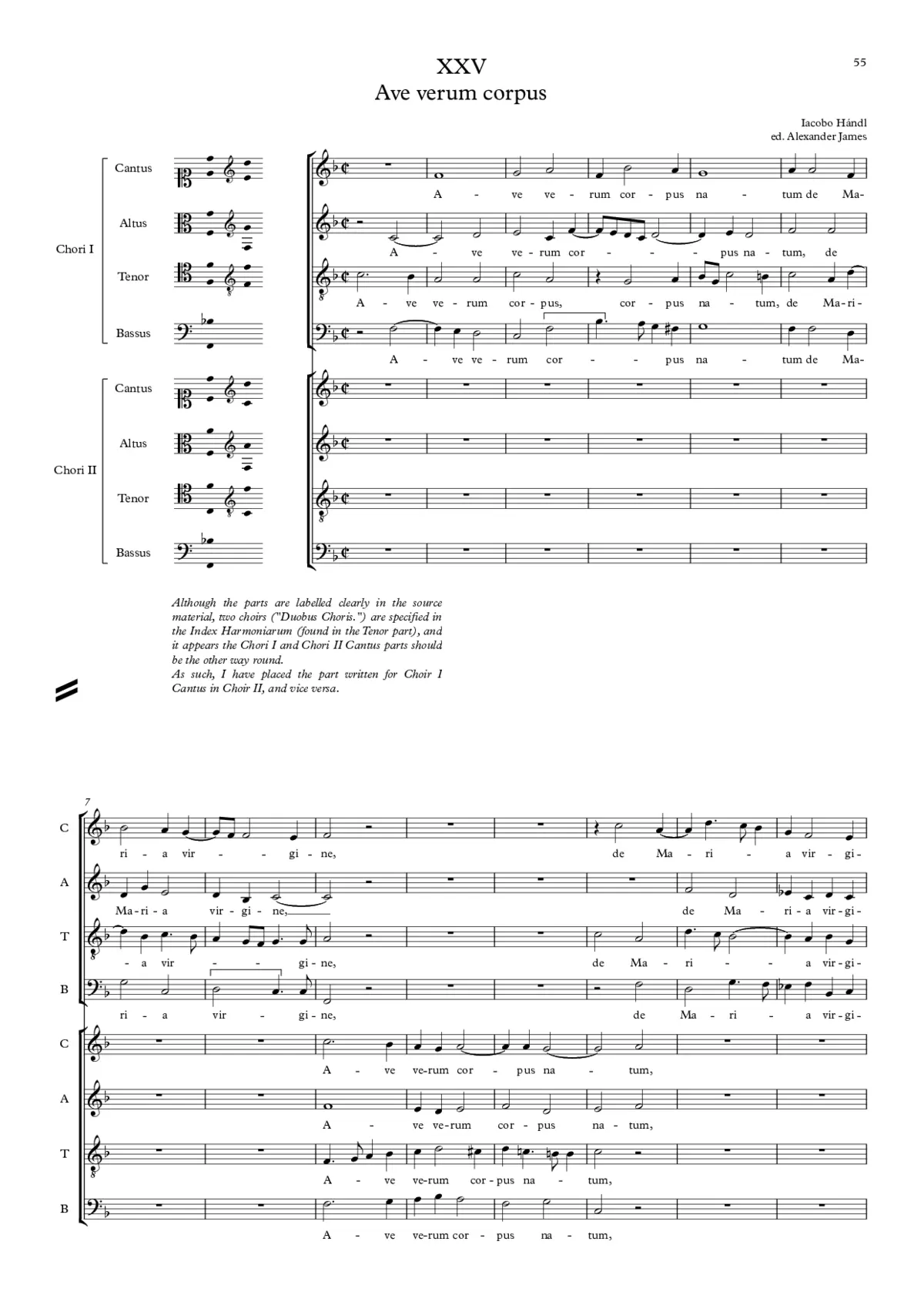 Ave verum corpus - Page 1