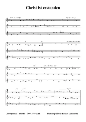 Christ ist erstanden (tr90) I