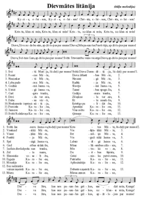 Dievmātes litānija (itāļu melodija) (Litanie alla Madonna)