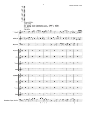 Es ging ein Sämann aus zu säen SWV 408