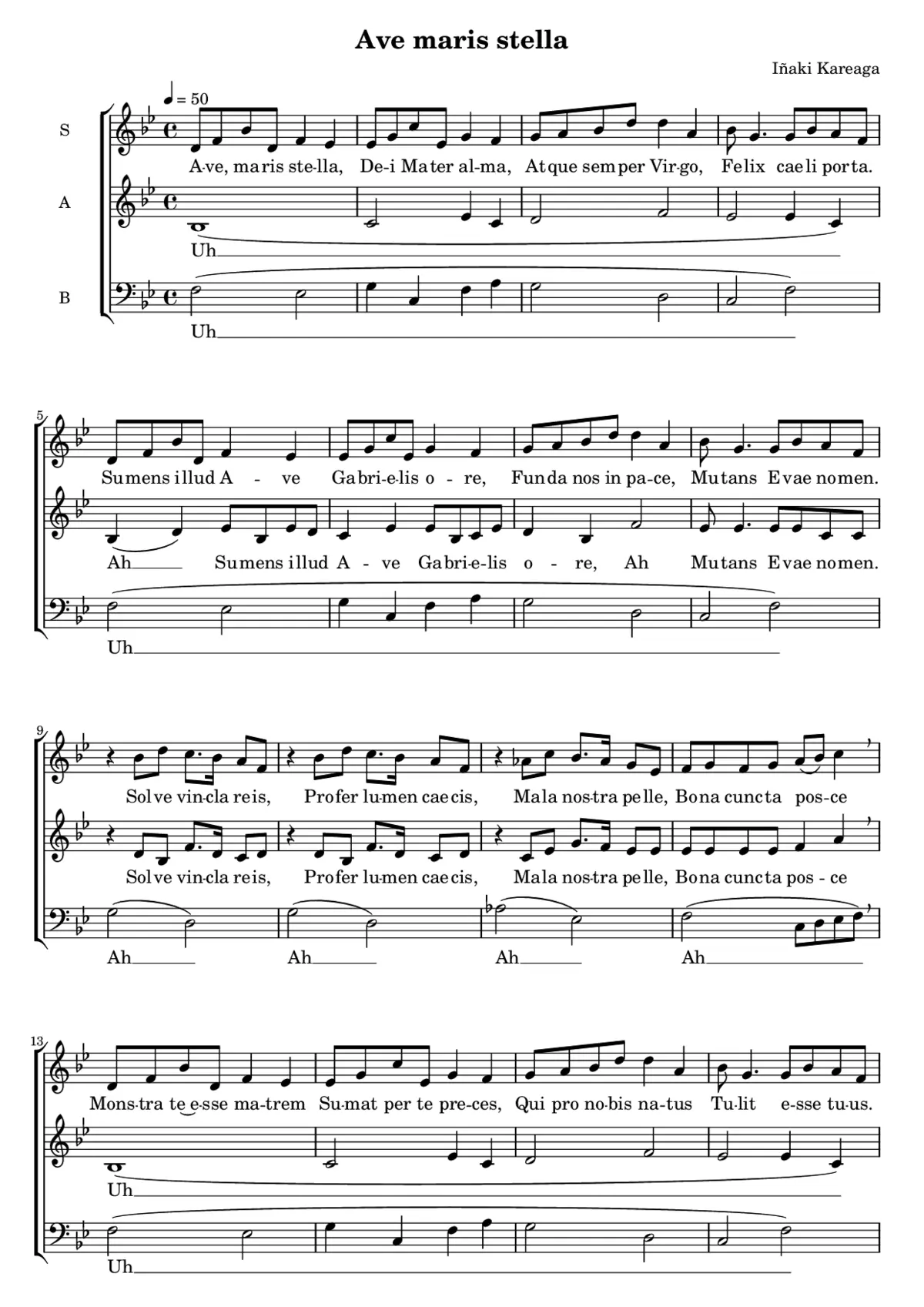 Ave maris stella - Page 1