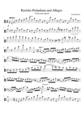 Praeludium and Allegro in the Style of Pugnani