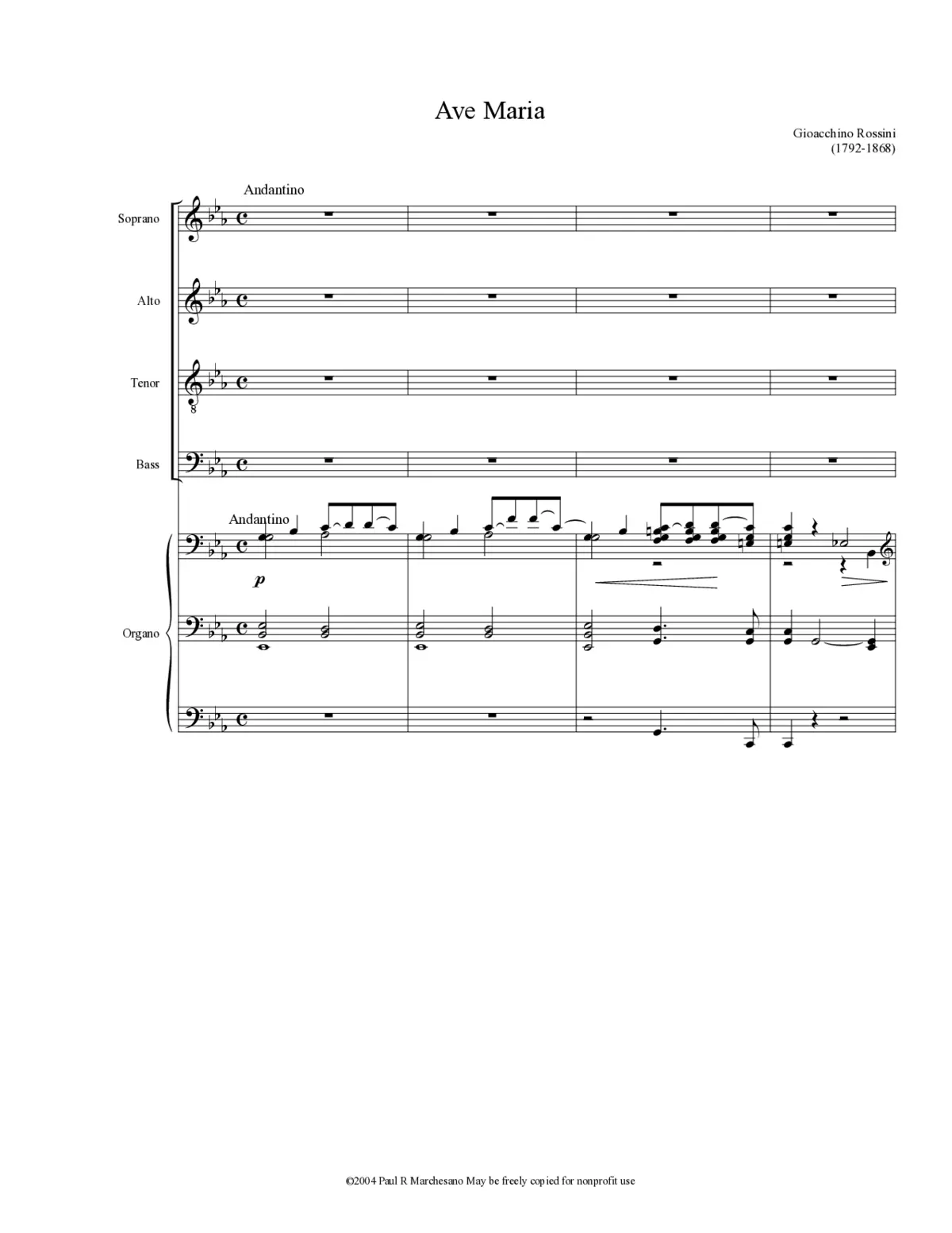 Ave Maria - Page 1