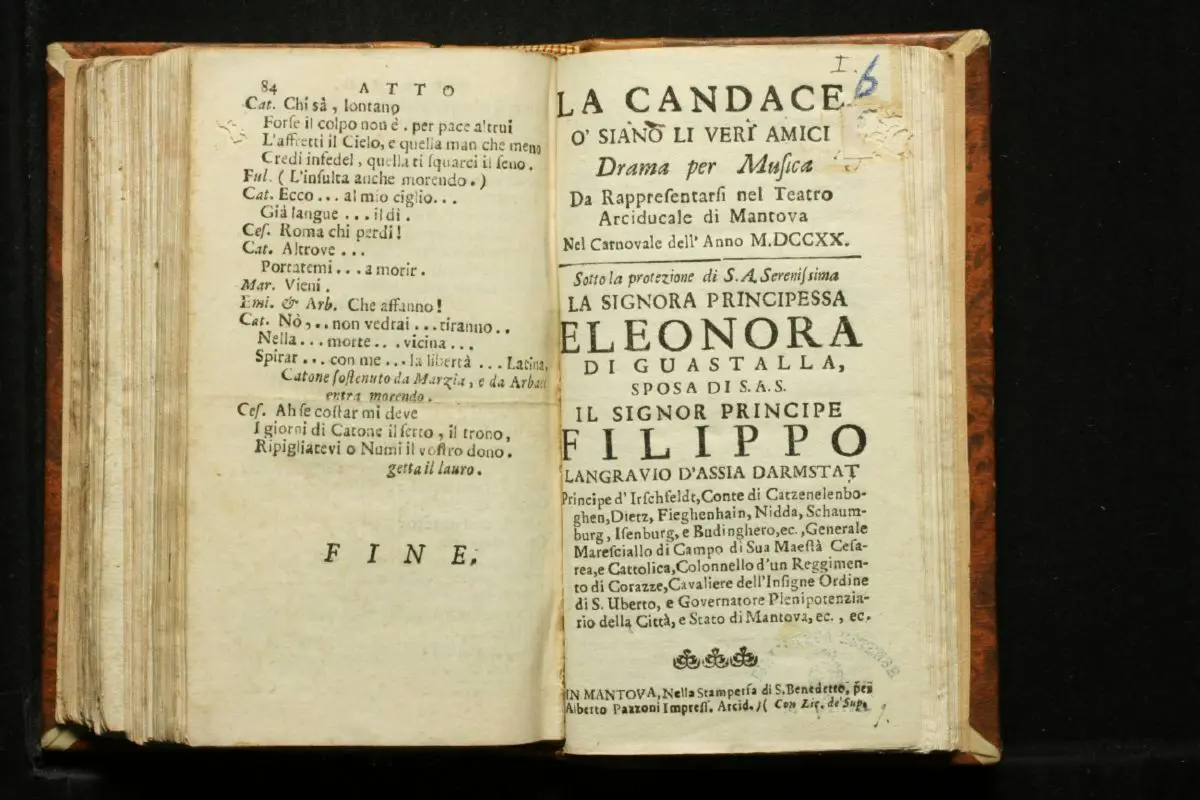 La Candace, o siano Li veri amici - Page 1