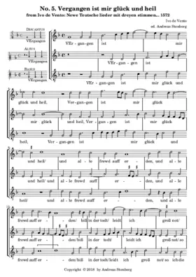 Vergangen ist mir glück und heil