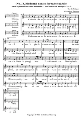 Madonna non so far tante parole