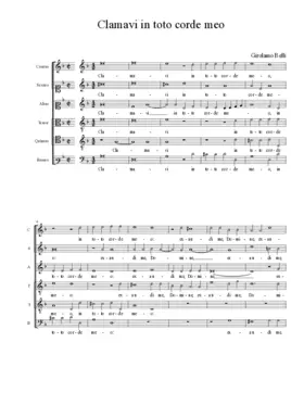 Clamavi in toto corde meo
