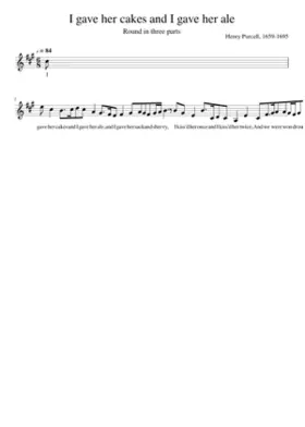 I gave her cakes and I gave her ale