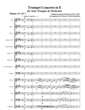 Trumpet Concerto in E major