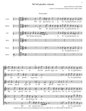 Nel bel giardin' entrate