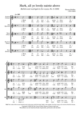 Hark, all ye lovely saints above