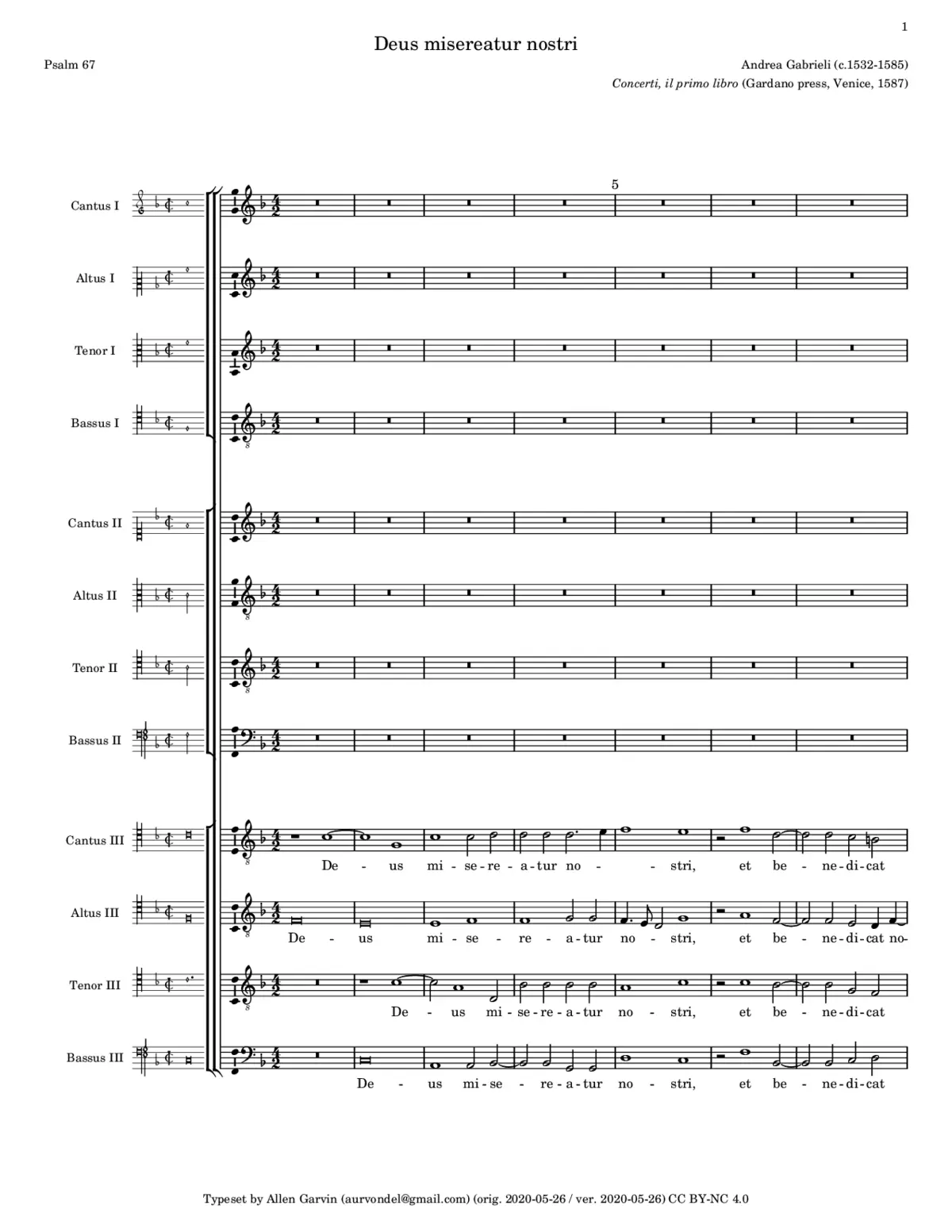 Deus misereatur nostri a 12 - Page 1