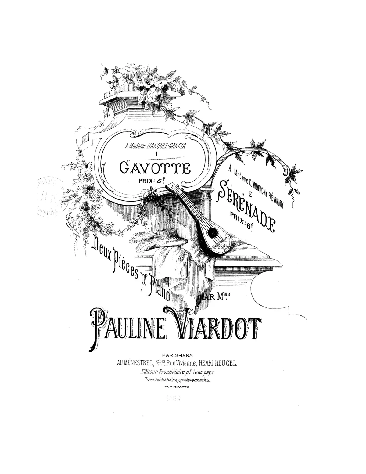 Deux pièces pour piano - Page 1