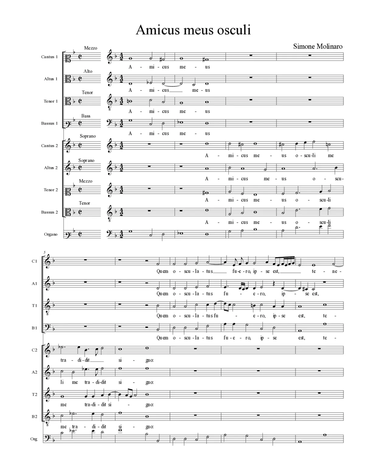 Amicus meus osculi - Page 1
