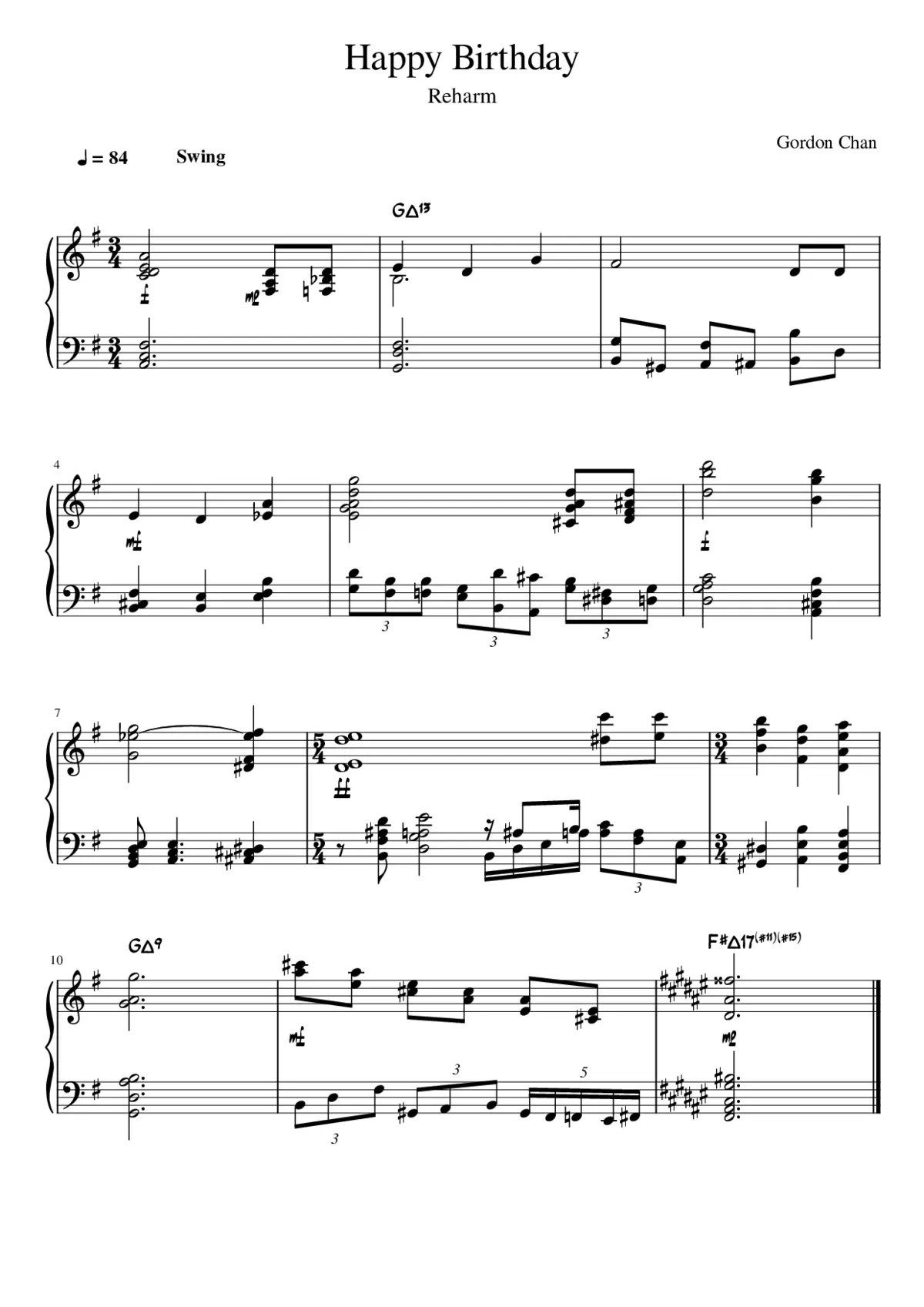 Happy Birthday - Page 1