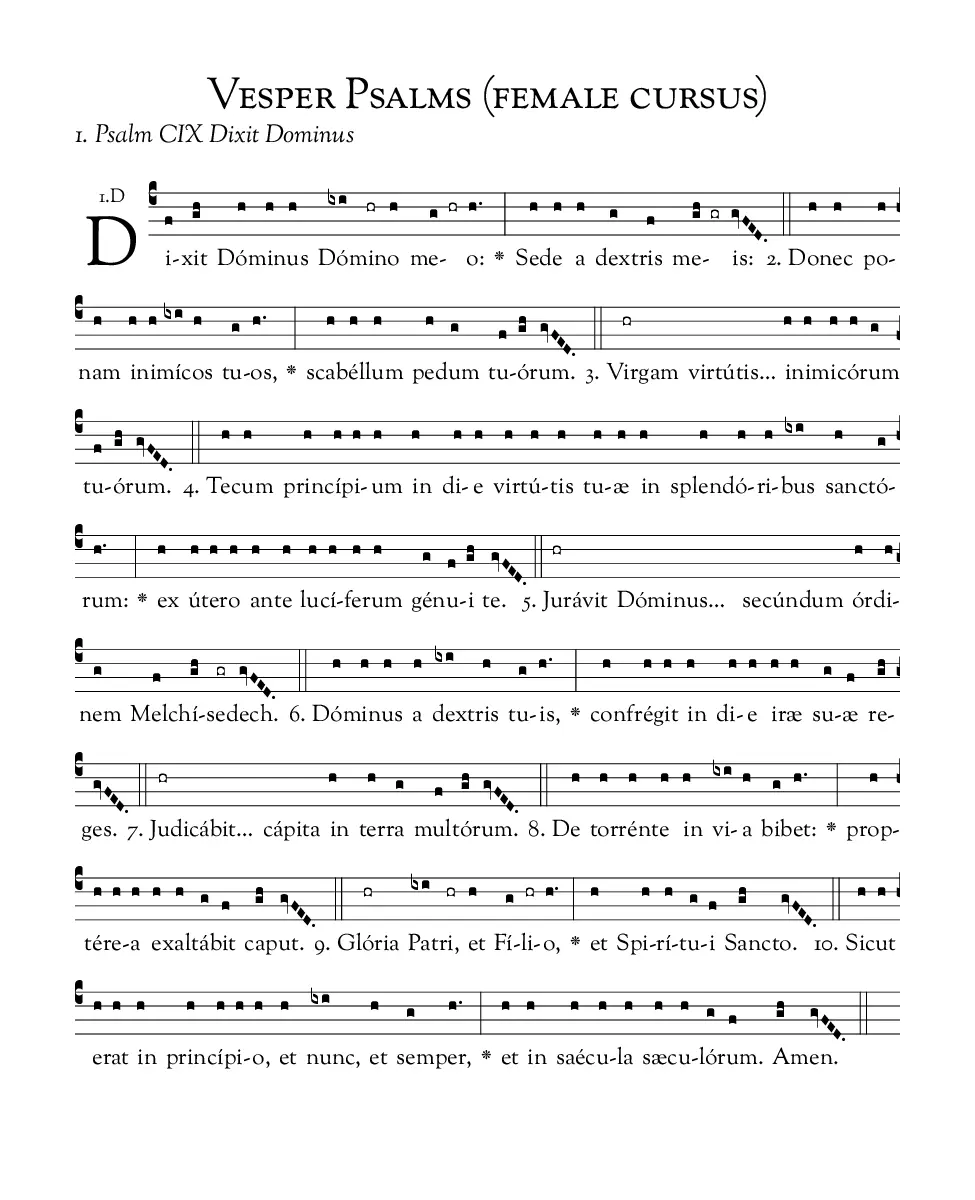 Dixit Dominus a 4 - Page 1
