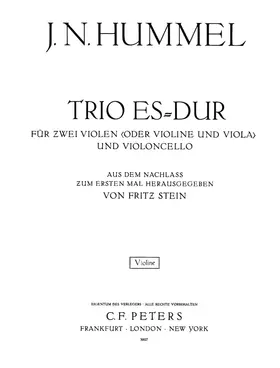 String Trio in E-flat major