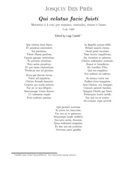 Qui velatus facie fuisti