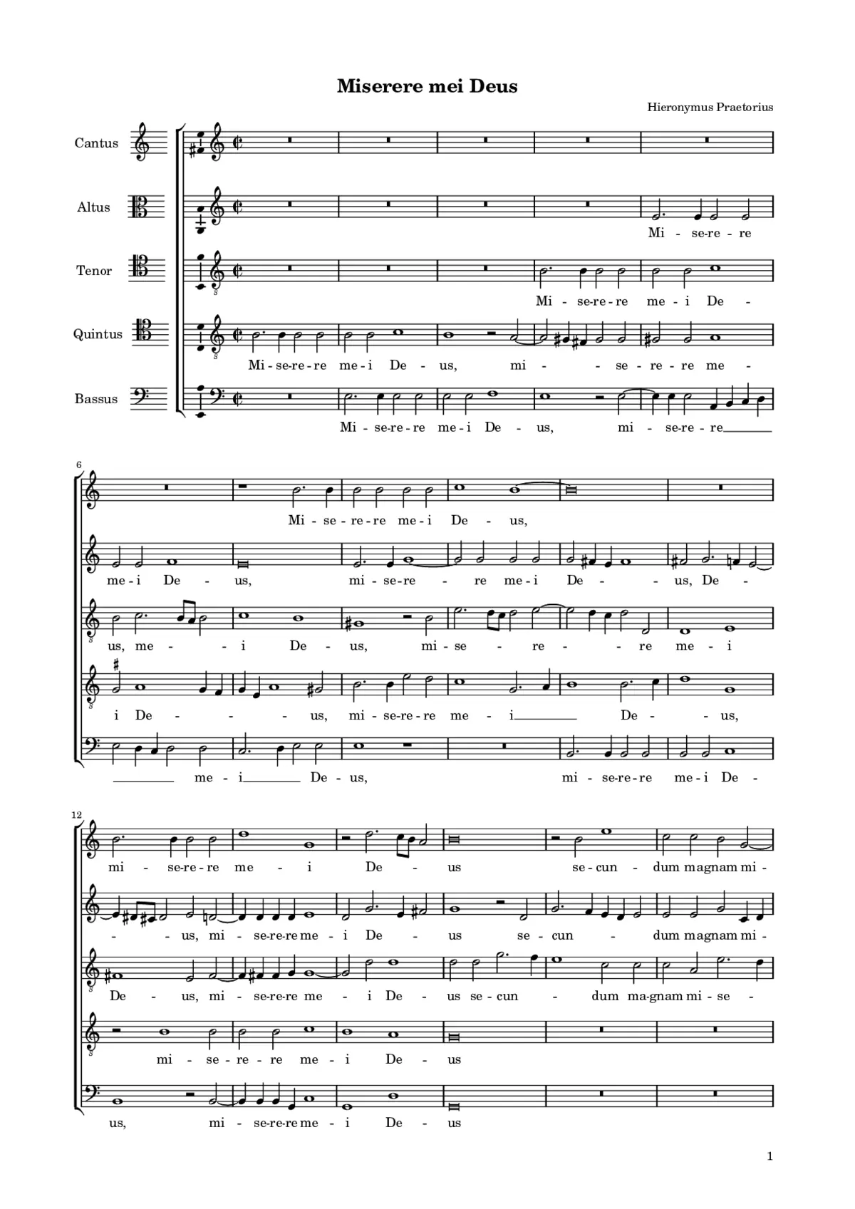 Miserere mei Deus - Page 1