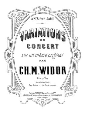 Variations de concert sur un thème original