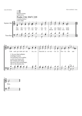 Psalm 134 - Den Herren lobt mit Freuden SWV 239