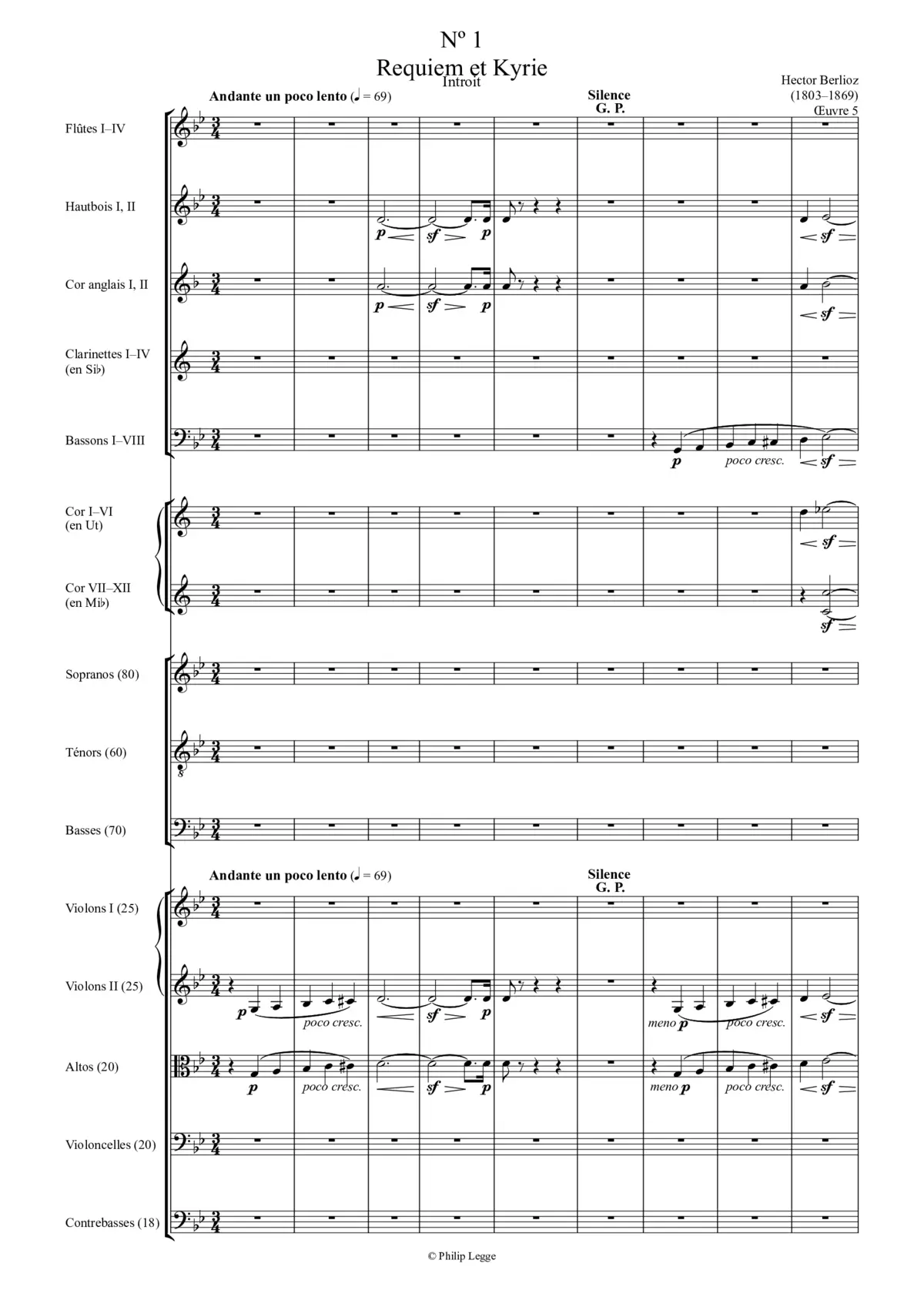 Grande messe des morts, H 75 - Page 1
