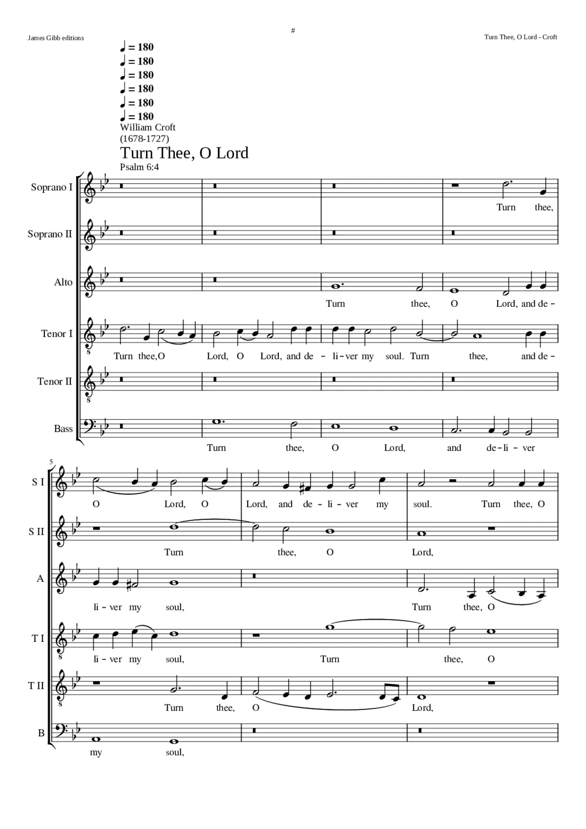 Turn thee O Lord - Page 1