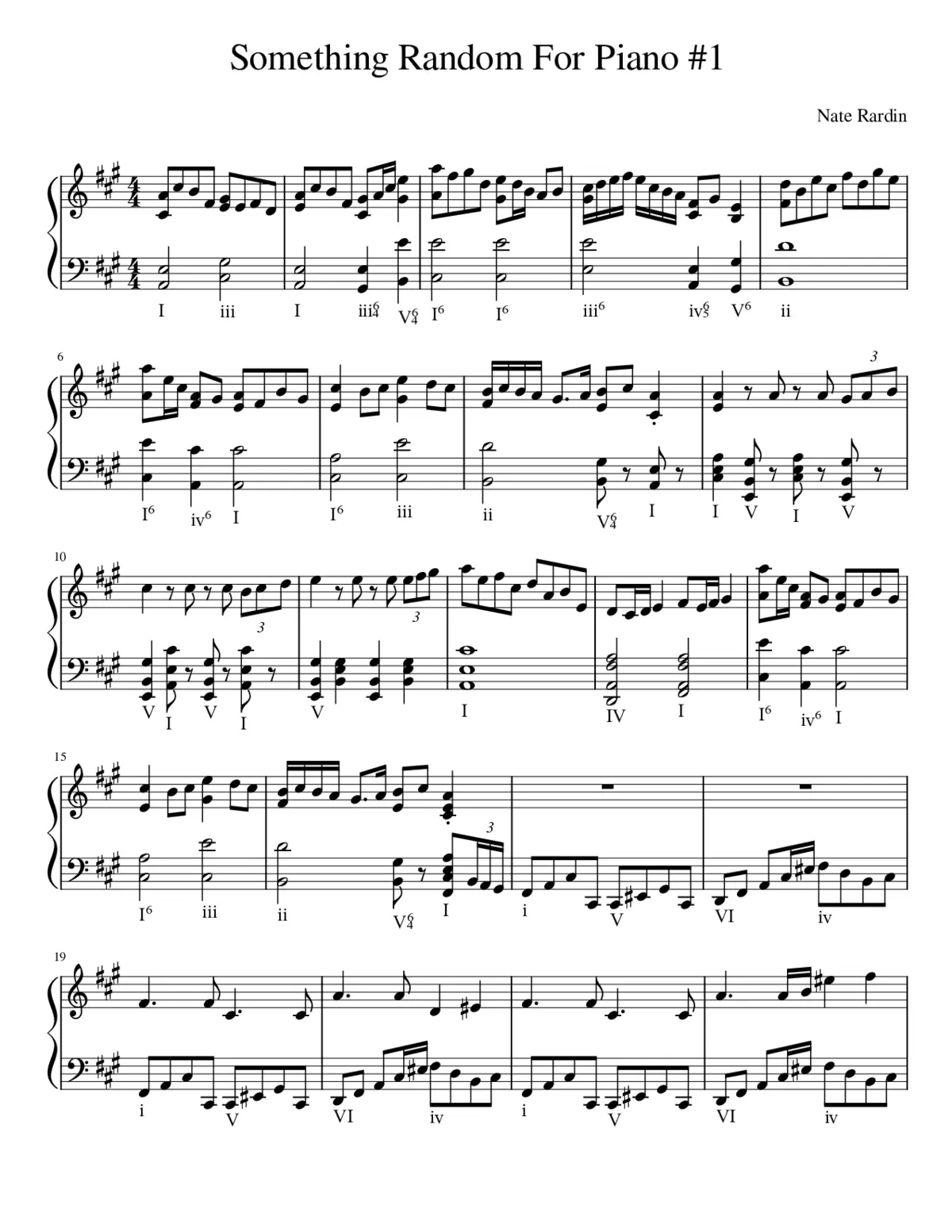 Something For Piano 1 - Page 1
