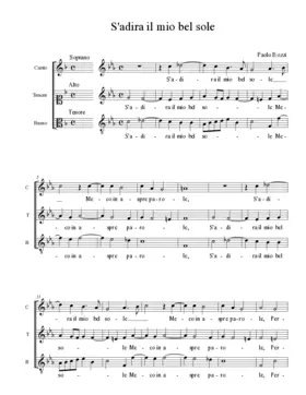 S'adira il mio bel sole