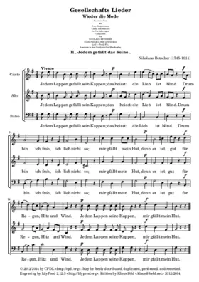 Jedem gefällt das Seine