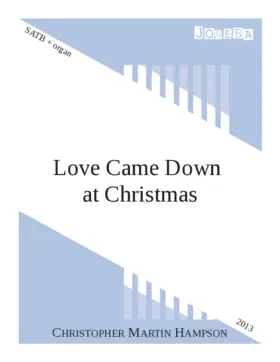Love came down at Christmas