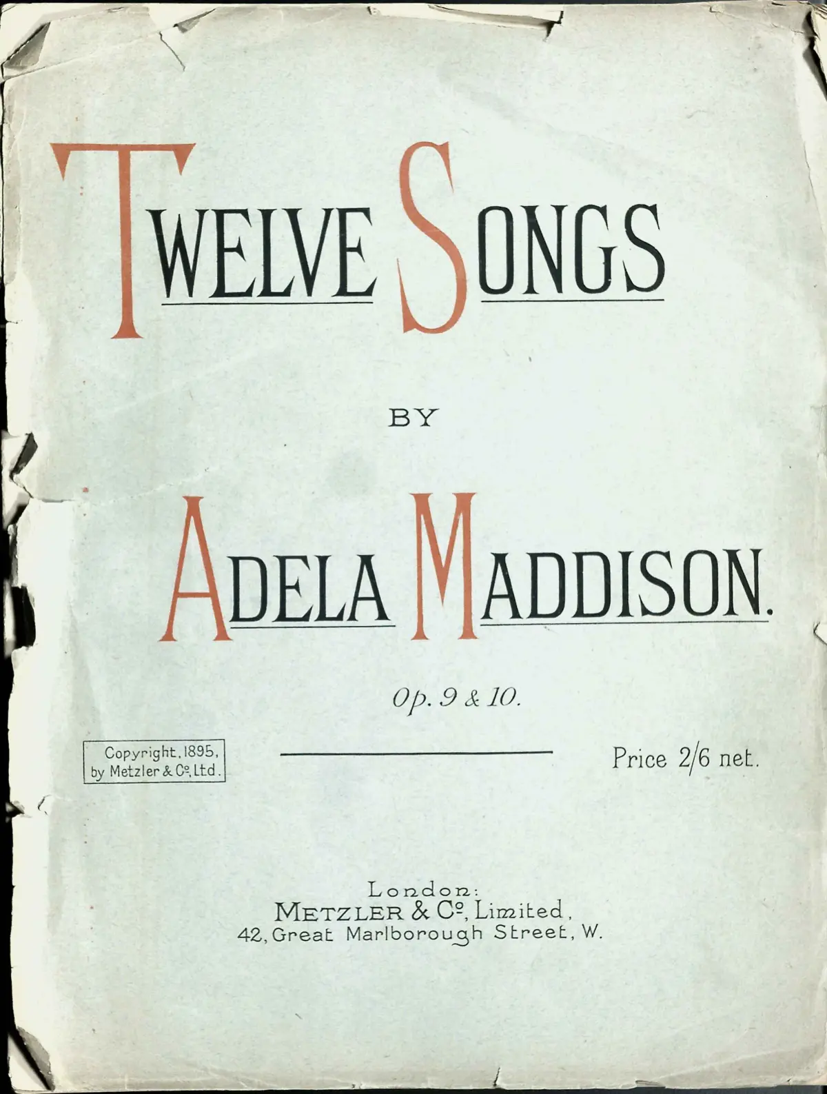 Twelve Songs - Page 1