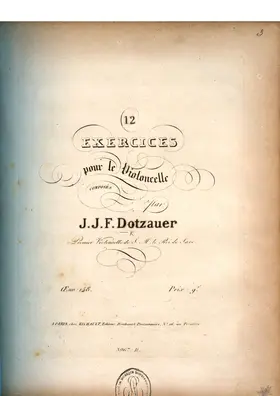 12 Exercises for Cello