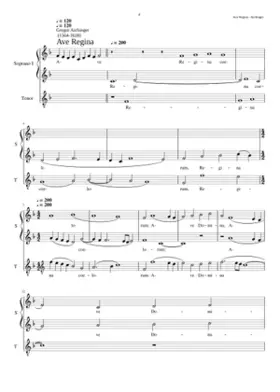 Ave Regina coelorum a 3