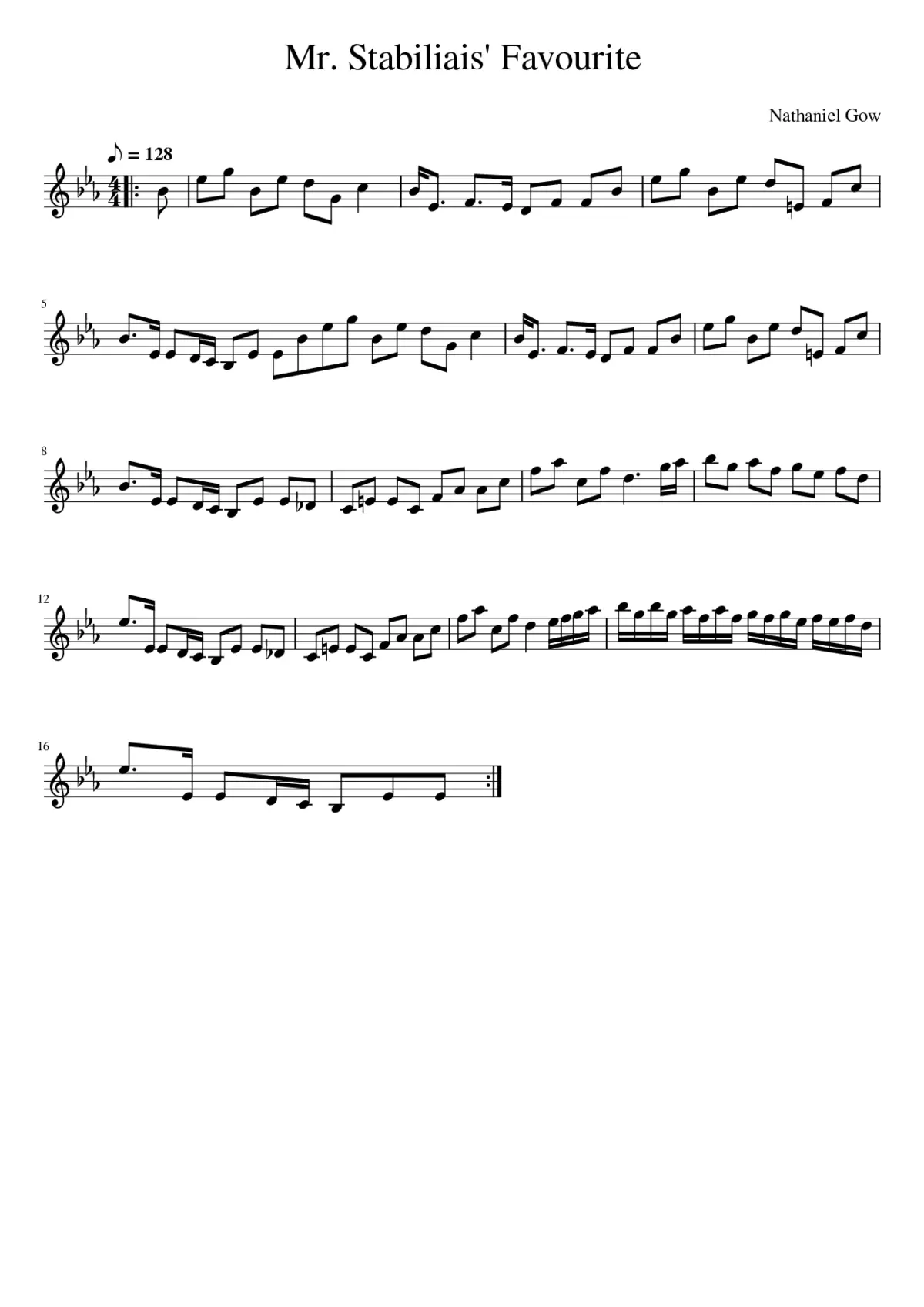 Mr. Stabiliais' Favourite - Page 1